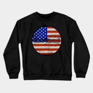 Marie Osmond / USA Flag Vintage Style Crewneck Sweatshirt